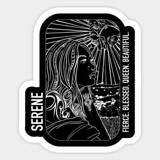 Serene / So Beautiful Sticker